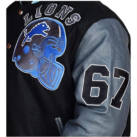 Men's New Tom Hardy Venom 2 Eddie Brock Letterman Varsity Bomber Jacket Men's New Tom Hardy Venom 2 Eddie Brock Letterman Varsity Bomber Jacket